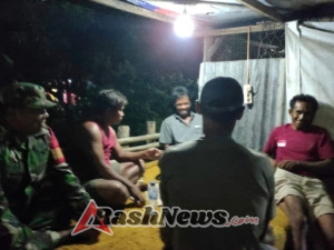 Sinergi Babinsa dan Masyarakat: Ronda Malam di Mada Safahu Berjalan Kondusif
