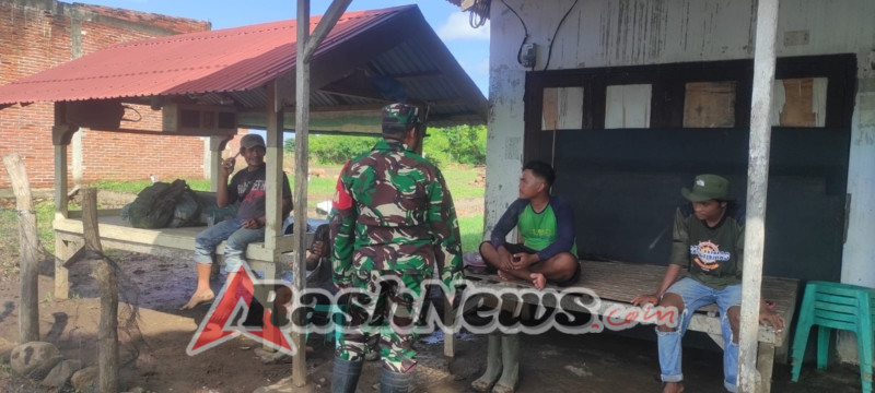 Silaturahmi Babinsa dengan Warga Jadi Sarana Edukasi Kesiapsiagaan Bencana