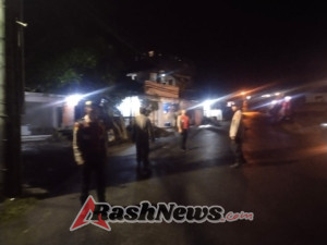 Polsek Bebandem Laksanakan Blue Light Patrol untuk Antisipasi Gangguan Kamtibmas