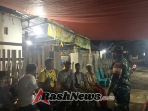 Patroli Siskamling Fokus Jaga Desa di Kecamatan Woha, Belo, dan Palibelo