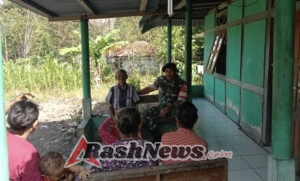 Perkuat Pembinaan Masyarakat, Babinsa Bisel Ingatkan Warga Bijak Gunakan Media Sosial