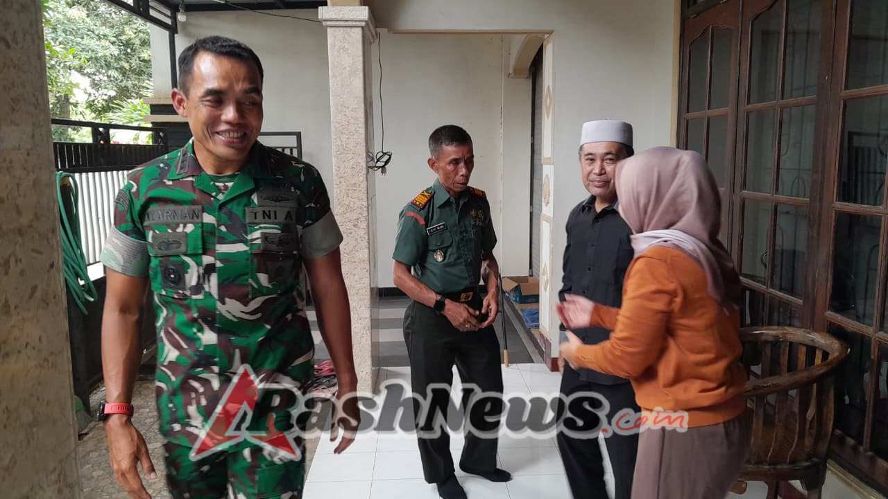 Silaturahmi Duka, Dandim 1606 Kunjungi Keluarga Almarhumah