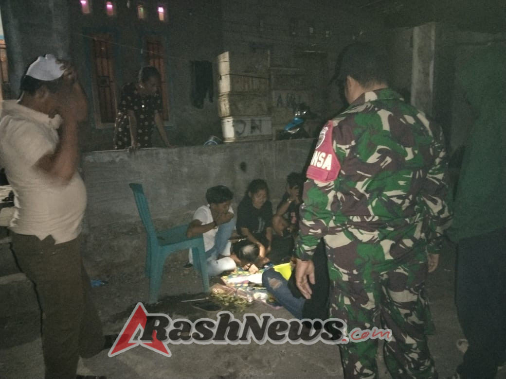 Ronda Malam dan Kongkow Bersama, Babinsa Dompu Tingkatkan Kesadaran Keamanan Pemuda