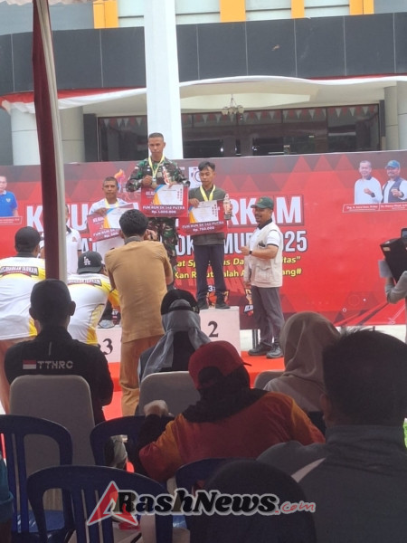 Kejuaraan TARKAM 2025: Serka Adnan Unggul di Kategori Fun Run 5 Kilometer Putra 45+