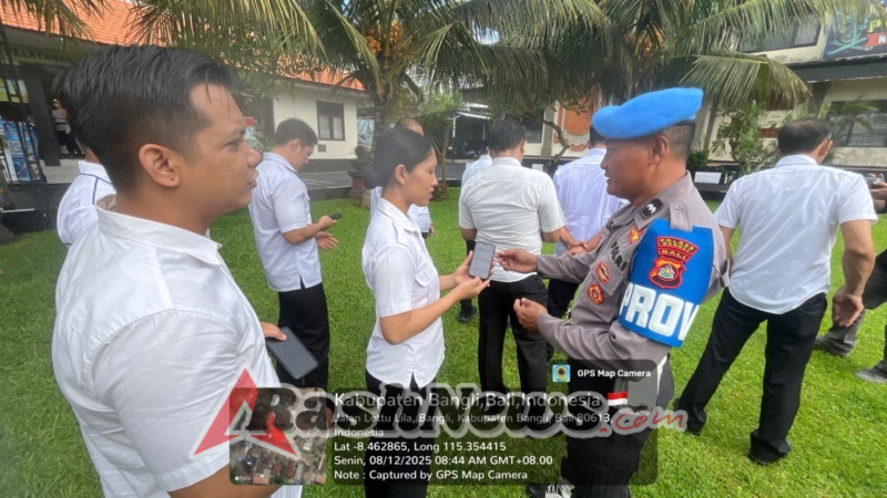 Sipropam Polres Bangli Gelar Gaktibplin, Perkuat Disiplin dan Profesionalisme Personel