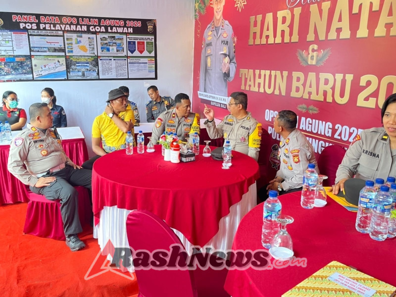 Polres Klungkung Terima Supervisi Roops Polda Bali pada Operasi Lilin Agung 2025