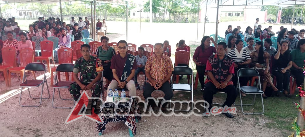 Babinsa Koramil 05/Waingapu Dukung Natal Bersama Pelajar SMA N 2 Haharu