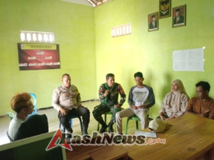 Babinsa Bersama Bhabinkamtibmas Hadirkan Solusi Damai