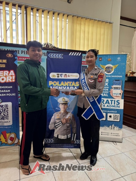 Polres Karangasem Ajak Masyarakat Gunakan Aplikasi SIGNAL untuk Bayar Pajak Kendaraan Secara Online