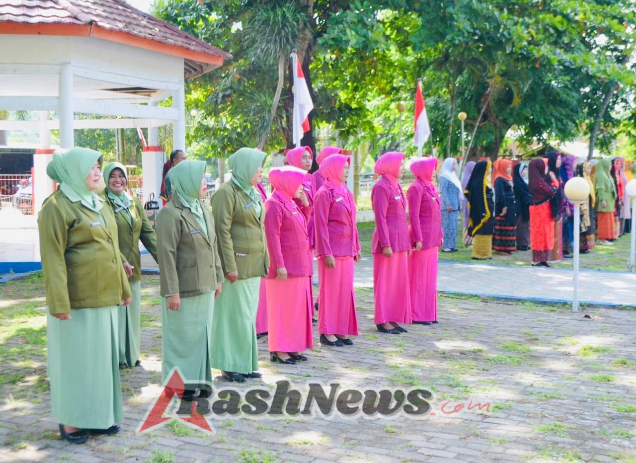 Ketua Persit Kodim 1614/Dompu Tunjukkan Keteladanan di Peringatan Hari Ibu