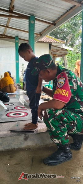 Kader dan Tim Nakes Bersinergi Bersama Babinsa untuk Kesehatan Masyarakat Seran