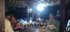 Koramil 1628-04 Tingkatkan Pengawasan Lewat Patroli Malam yang Berjalan Kondusif
