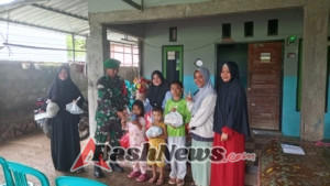 Serka Bustanuddin Laksanakan Pendampingan MBG di Posyandu Lingkungan Sebubuk