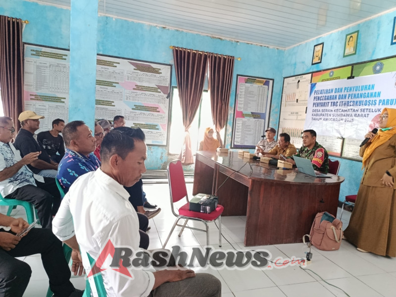 Koramil 1628-03/Seteluk Dukung Sosialisasi TBC untuk Tingkatkan Kesadaran Masyarakat
