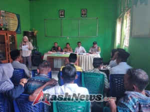Kehadiran Babinsa Warnai Prosesi Pelantikan BPD Desa Lopok 2019–2027