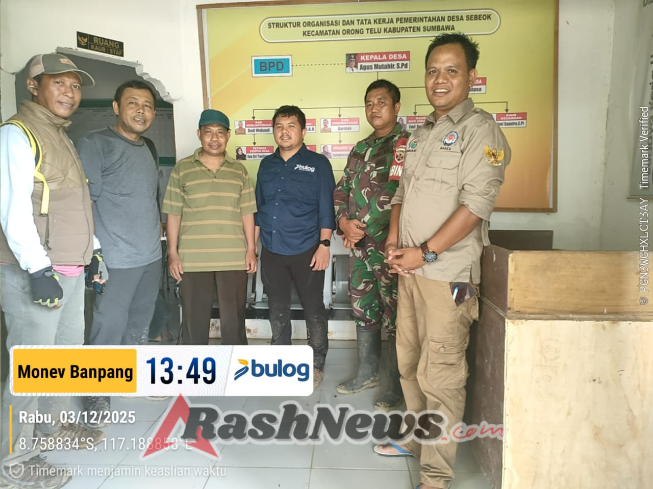 ‎Pendampingan Ketat Koramil 1607-03/Ropang Jaga Akurasi Data Bantuan Pangan