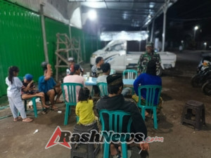 Wujud Kepedulian TNI, Koramil 1607-07/Lunyuk Amankan Wilayah Lewat Patroli Malam