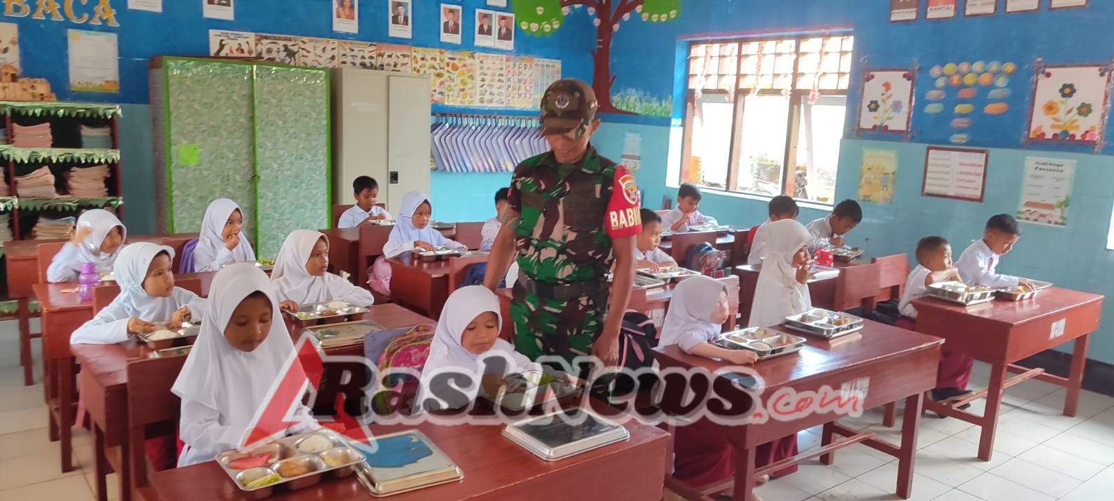 TNI Peduli Pendidikan: Pengawasan MBG oleh Babinsa Alas Beri Rasa Aman bagi Orang Tua