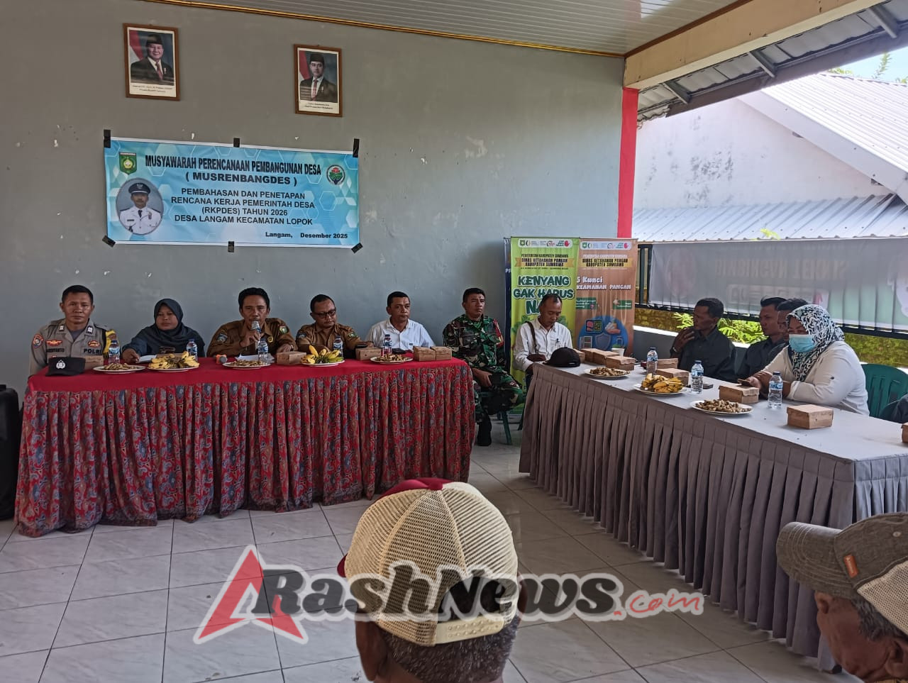 Perkuat Pembangunan Desa, Babinsa Langam Ikut Musyawarah RKPDES 2026