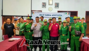 Babinsa Desa Buahan Wujudkan Linmas Tangguh Lewat Bimbingan Teknis dan Latihan PBB