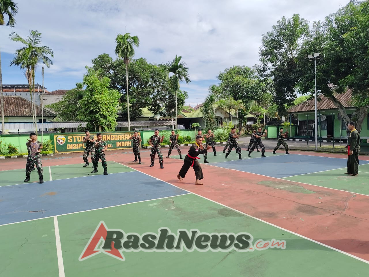 Semangat, Prajurit Kodim Klungkung Latihan PSM Perkuat Fisik Dan Naluri Tempur