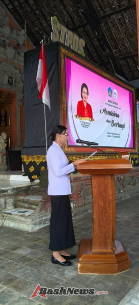 Atensi Kegiatan TP Posyandu Provinsi Bali Di Dusun Pau, Sertu Putu Agustana Harap Tingkatkan Pelayanan Dan Kualitas Kesehatan Masyarakat