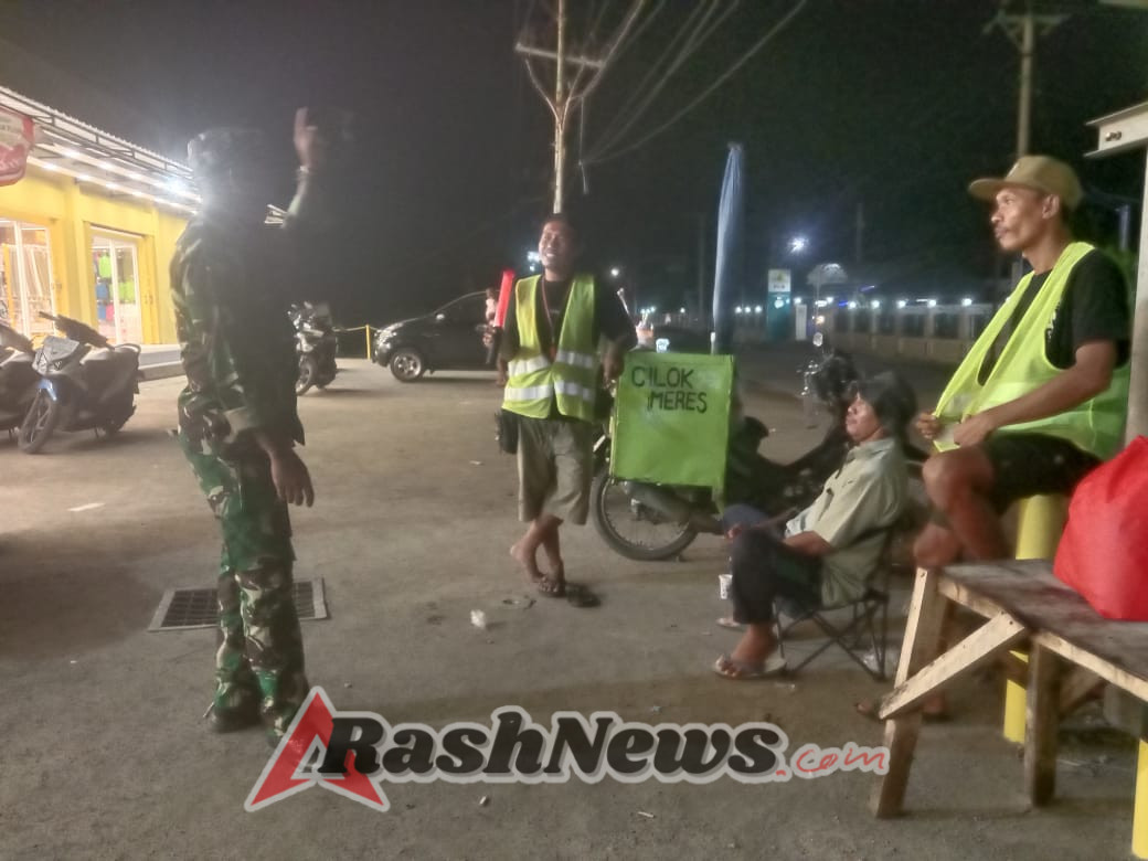 Cegah Dampak Cuaca Ekstrem, Koramil Alas Intensifkan Edukasi dan Patroli Warga