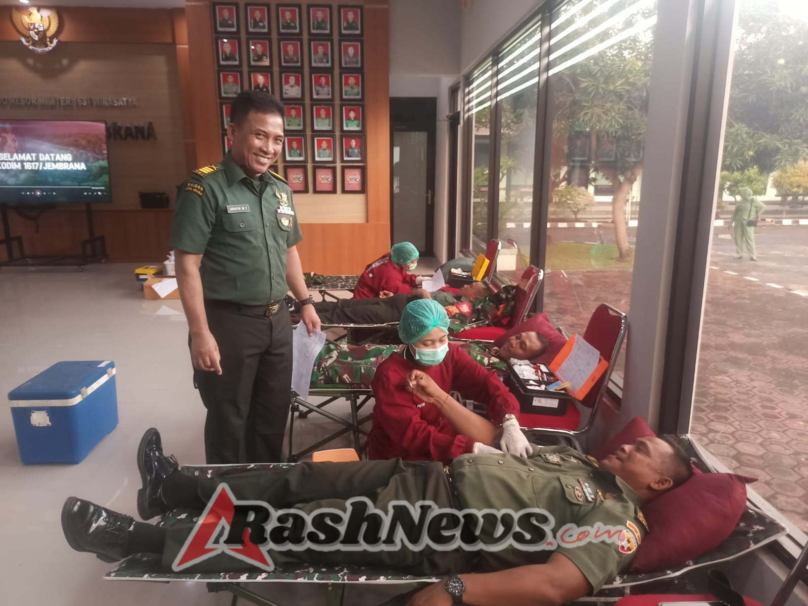 TNI AD Manunggal dengan Rakyat, Kodim Jembrana Sumbang Darah untuk Kemanusiaan