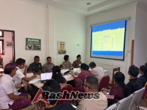 Perkuat Sinergi Pengamanan, Kodim 1616/Gianyar Ikuti Rakor Lintas Instansi Jelang Perayaan Akhir Tahun