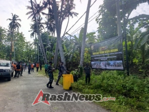 Koramil Nusa Penida Maknai Peringatan Hari Juang Kartika Ke 80 Dengan Aksi Bersih Lingkungan