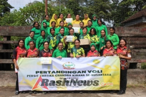 Meriah dan Penuh Kebersamaan, Persit Kodim Tabanan Gelar Voli Se-Nusantara