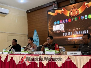 Apresiasi Kolaborasi TNI-Polri dan Stakeholder, Dandim Jembrana Sukseskan Rakor Pengamanan Nataru