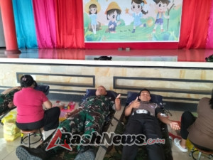 Kodim Klungkung Ikut Serta Donor Darah HUT Ke 50 Yayasan Suka Duka Tulus Hati Klungkung, Tegaskan Komutmen TNI Peduli Sesama