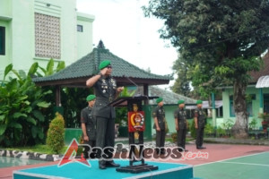 Gelar Upacara, Dandim Klungkung Ajak Refleksi Diri Di Hari Juang TNI-AD