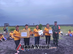 Dikawal Babinsa, Peringatan Hari Ibu Ke 79 Di Desa Takmung Meriah