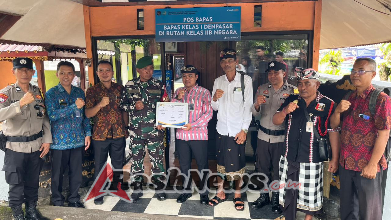 Babinsa Jembrana Hadiri Peresmian Pos BAPAS, Perkuat Sinergi Pembinaan Warga Binaan
