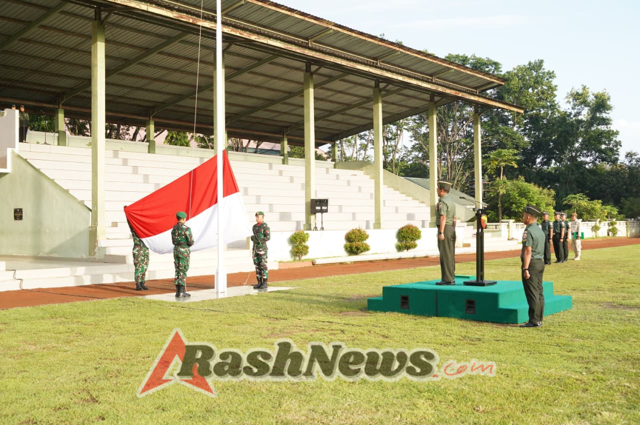Kodam IX/Udayana Gelar Upacara 17-an, Pangdam Tekankan Kesiapsiagaan dan Pengabdian