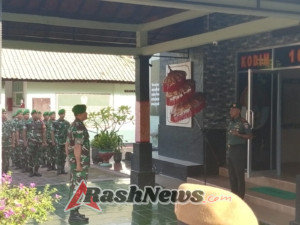 Tradisi Militer Sarat Makna, Kodim 1609/Buleleng Gelar Tepung Tawar dan Pelepasan Purnatugas