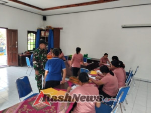 Tingkatkan Kualitas Hidup Lanjut Usia, Babinsa Selisihan Damping Posyandu