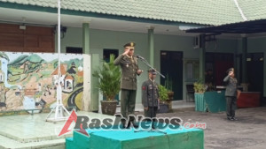 Dandim Tabanan Pimpin Upacara Bendera Hari Bela Negara di Makodim