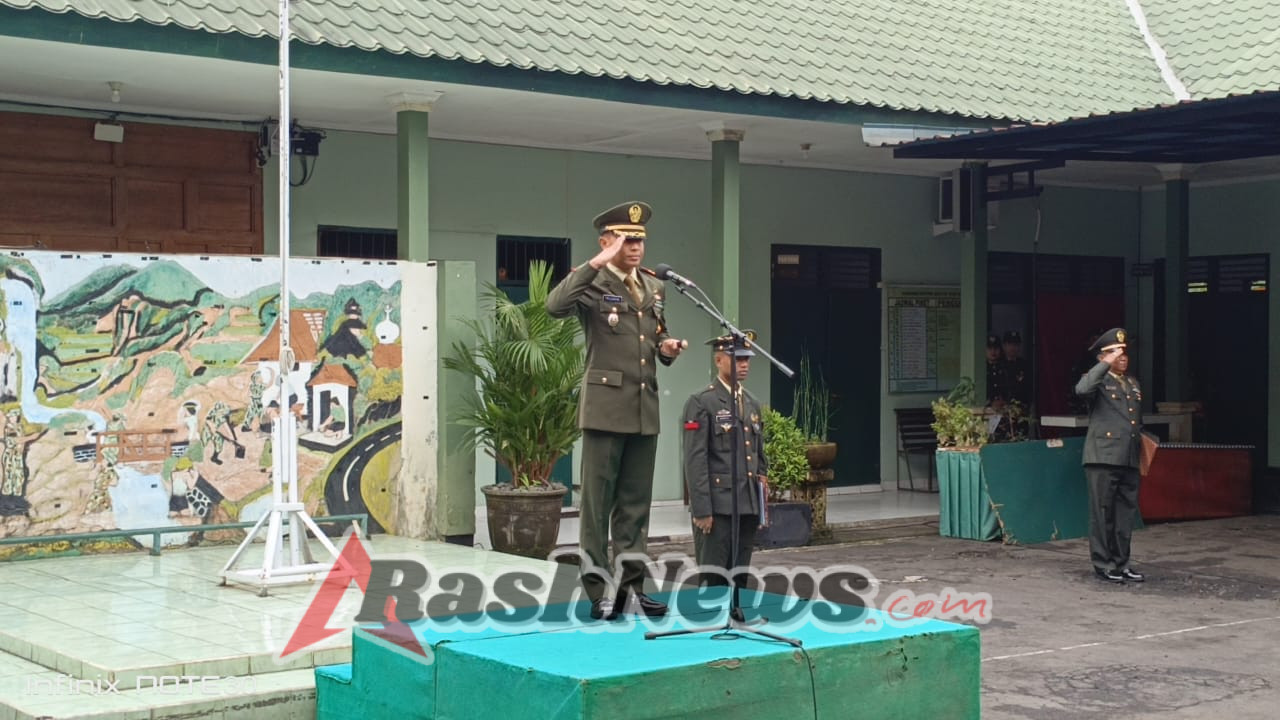 Dandim Tabanan Pimpin Upacara Bendera Hari Bela Negara di Makodim