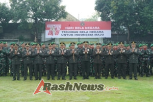 Pimpin Upacara Hari Bela Negara Danrem 163/Wira Satya Dengan Tema : Teguhkan Bela Negara Untuk Indonesia Maju