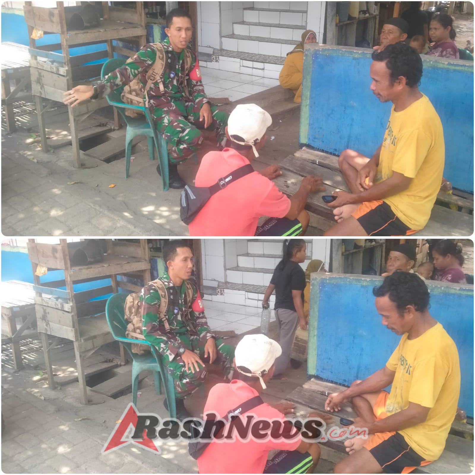 ‎Babinsa Sambangi Warga, Bangun Kepedulian Lingkungan dan Persaudaraan