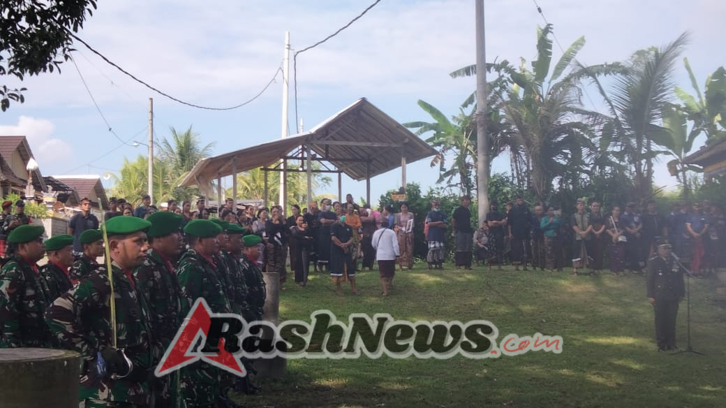 Krematorium Pau Desa Tihingan Jadi Saksi Penghormatan Terakhir Almarhum Serda (Pur) Ngakan Made Suteja