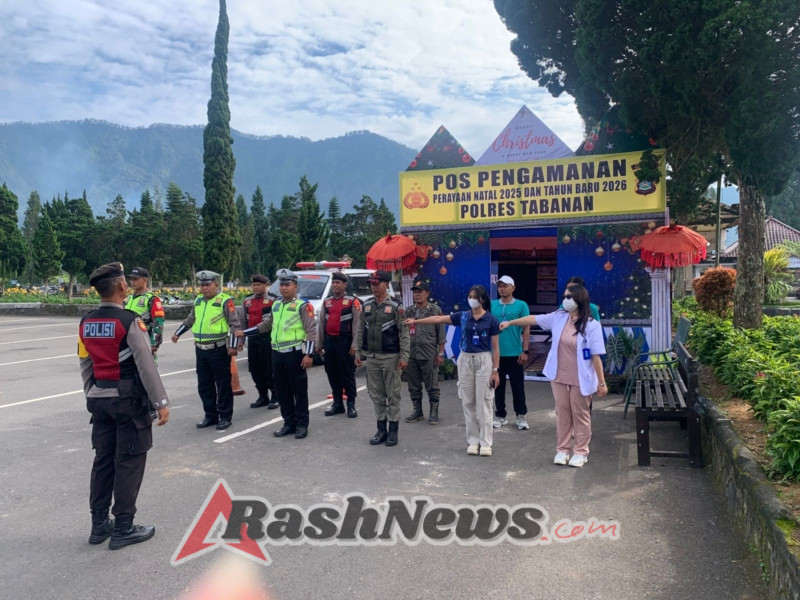 Kodim Tabanan Perkuat Pengamanan Natal dan Tahun Baru 2025 di Wilayah Rawan Keramaian