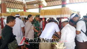 Pastikan Keamanan Ritual Sakral, Dandim 1617/Jembrana Apresiasi Pelaksanaan Metatah Massal 2025