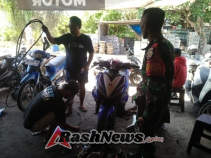 Jelang Nataru, Serda Zainul Himbau Warga Bersatu Dan Berperan Aktif Wujudkan Kondusifitas Wilayah