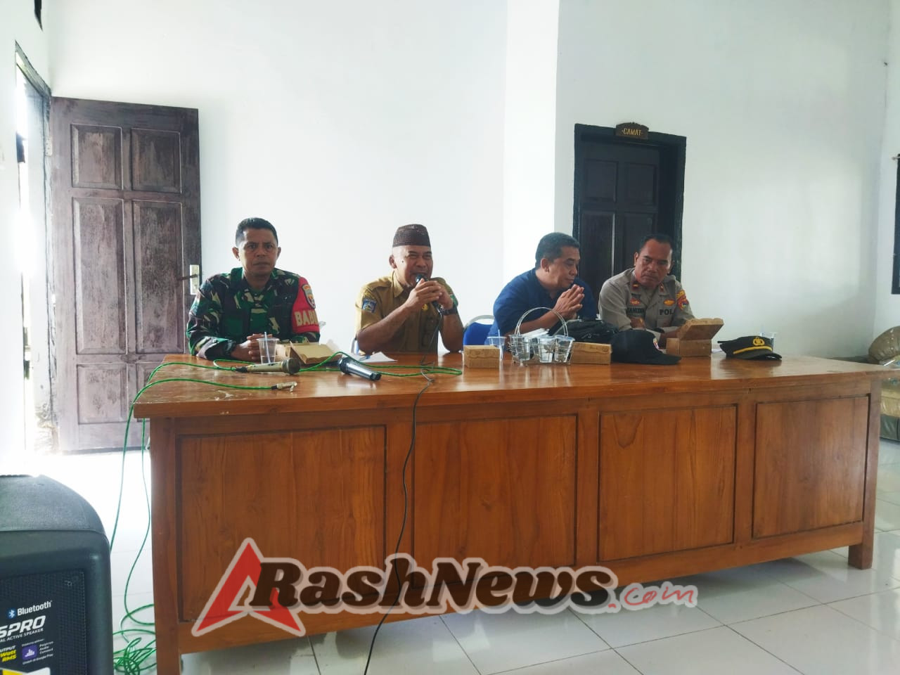 ‎Babinsa Desa Padesa Hadiri Rakor Lantung, Danramil Ropang Tegaskan Komitmen Berantas Narkoba ‎ ‎