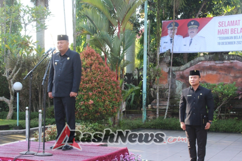 Kodim 1616/Gianyar Hadir di Upacara Hari Bela Negara ke-77, Dorong Indonesia Maju dan Tangguh
