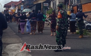 Koramil Banjar Pastikan Upacara Adat Pengabenan Berlangsung Tertib dan Lancar